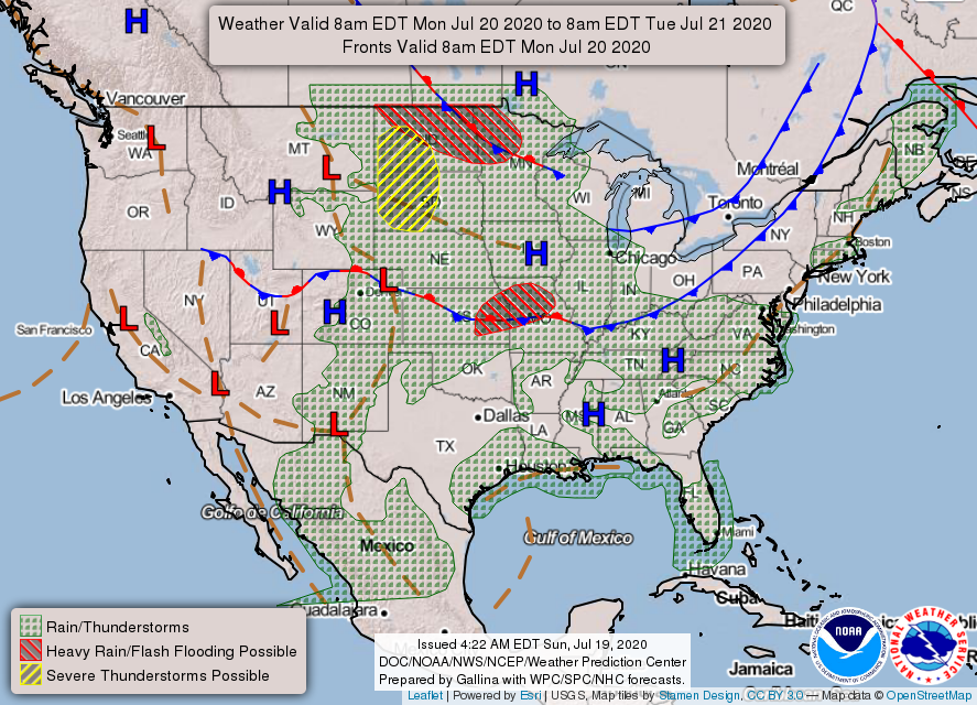 National Forecast Map
